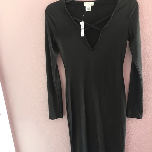 Black Tight Fit Dress - Picture 1 of 1